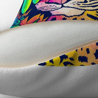 Alternate view of Jungle leopard Floor Pillow