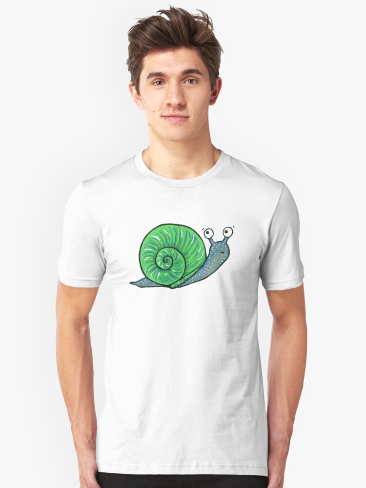 Alternate view of Sammy the Snail Slim Fit T-Shirt