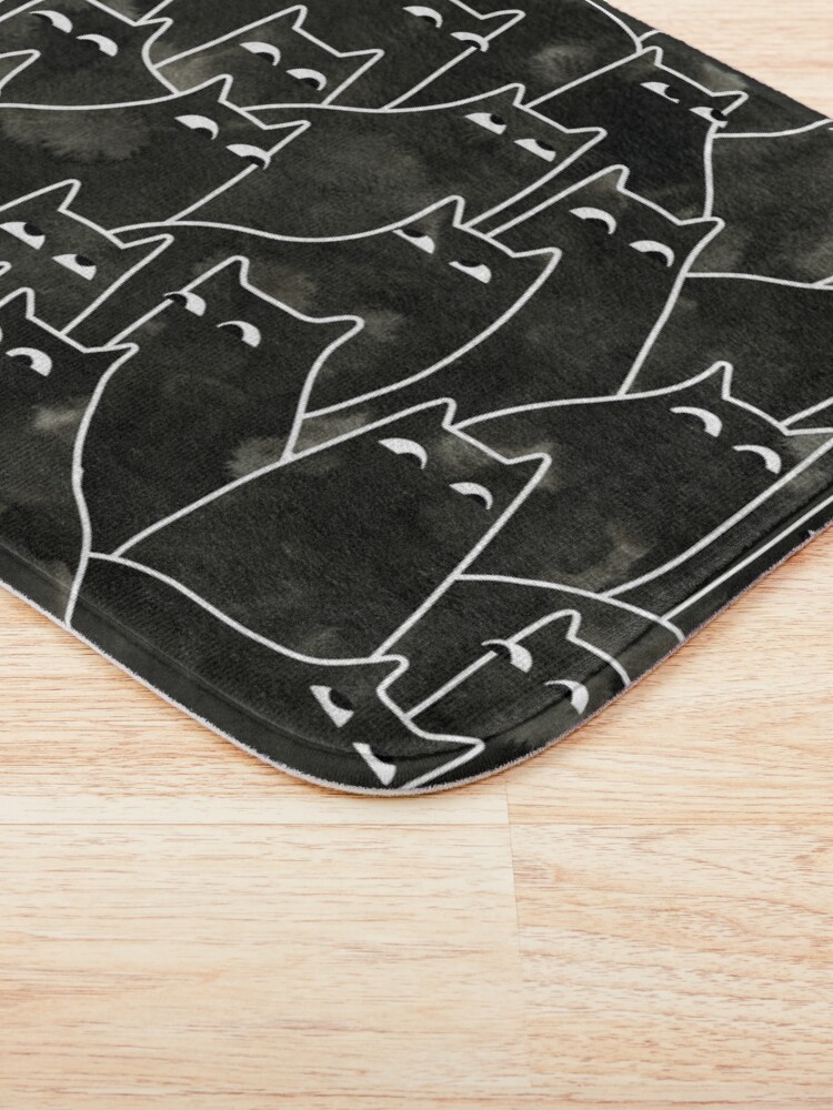 Alternate view of Suspicious Cats Bath Mat