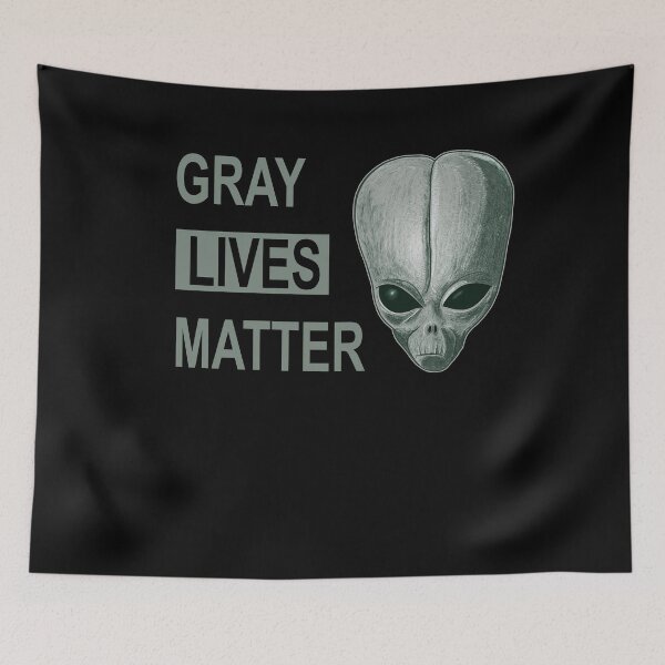 Item preview, GRAY LIVES MATTER- Freedom and Justice for Alien Visitors- GLM designed and sold by Merch-Tees.