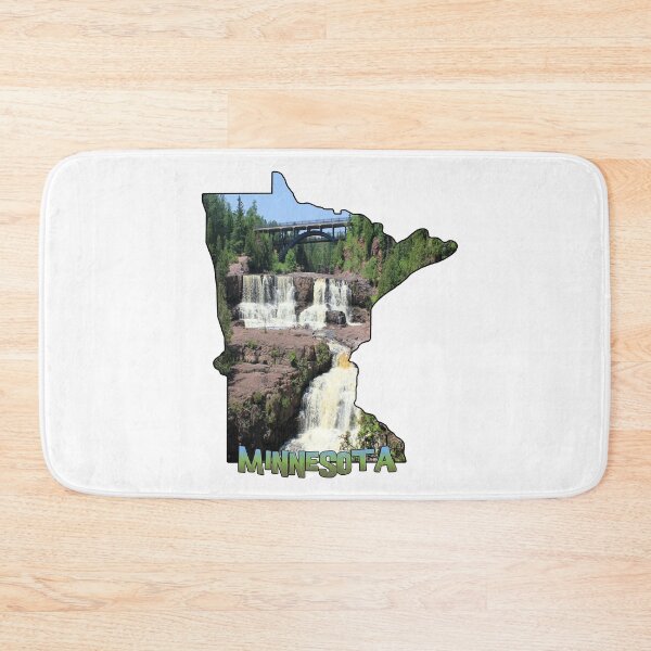 Item preview, Minnesota State Outline (Gooseberry Falls State Park) designed and sold by gorff.