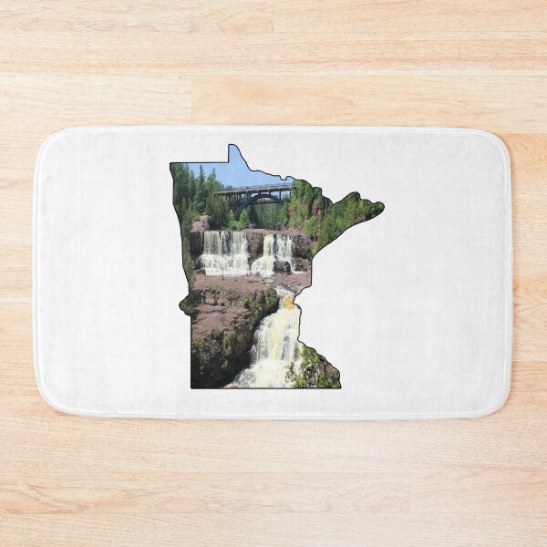 Item preview, Minnesota State Outline (Gooseberry Falls State Park) designed and sold by gorff.