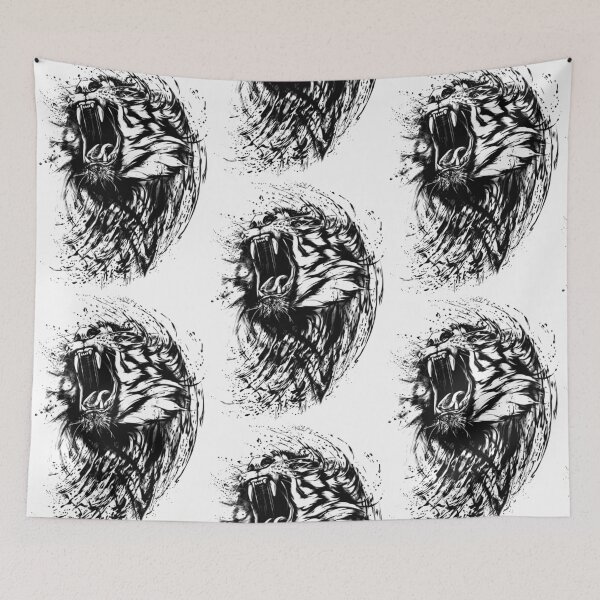 Item preview, Wild black tiger designed and sold by Roy-D.