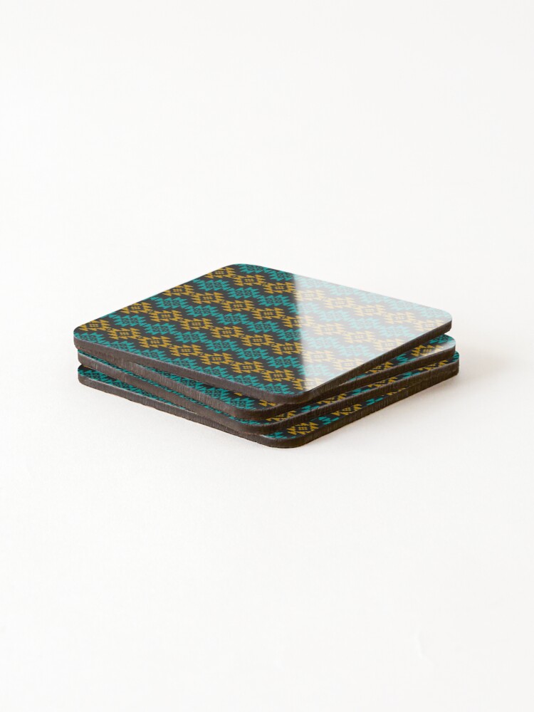 Thumbnail 4 of 5, Coasters (Set of 4), Tribal Pattern designed and sold by illidesign.