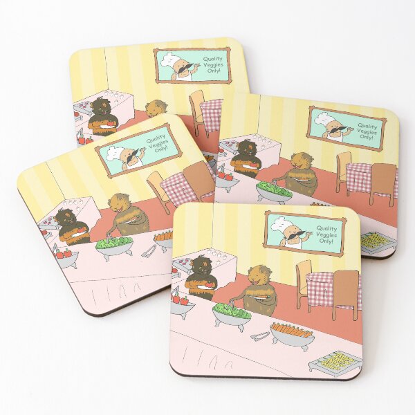 Item preview, Scooter and Bartleby at Buffet designed and sold by mondesign26.