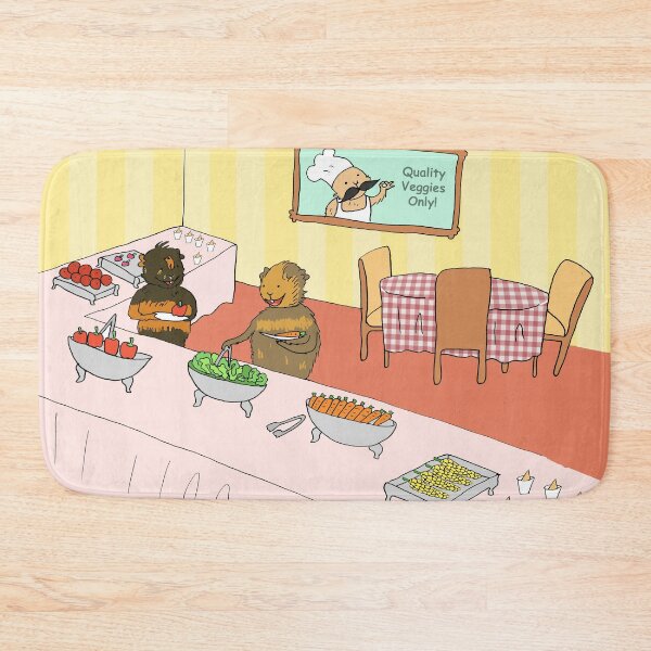 Item preview, Scooter and Bartleby at Buffet designed and sold by mondesign26.