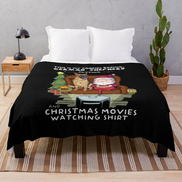 Item preview, German Shepherd, Cookies baking and Christmas movies Funny Gift designed and sold by TeeDoozy.