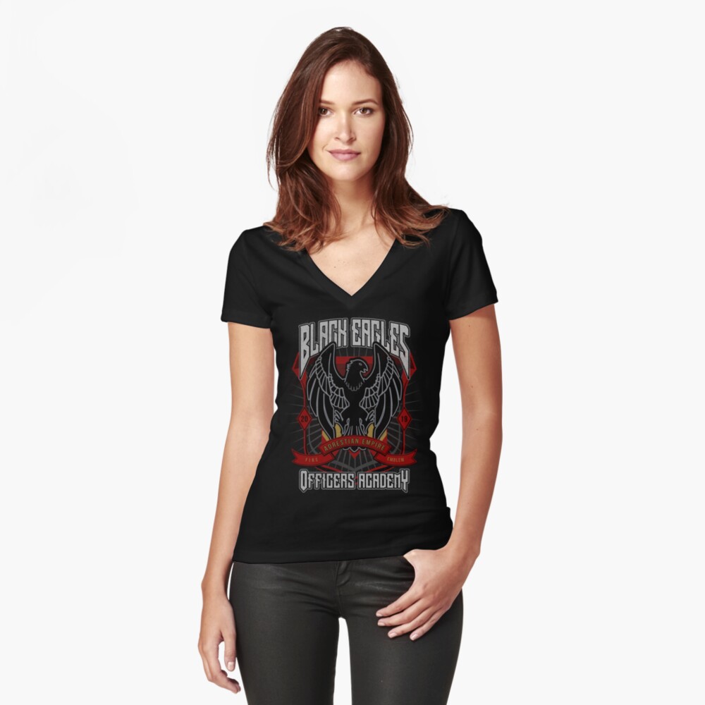 Item preview, Fitted V-Neck T-Shirt designed and sold by ursulalopez.