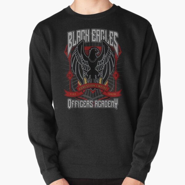 Black Eagles Crest Pullover Sweatshirt