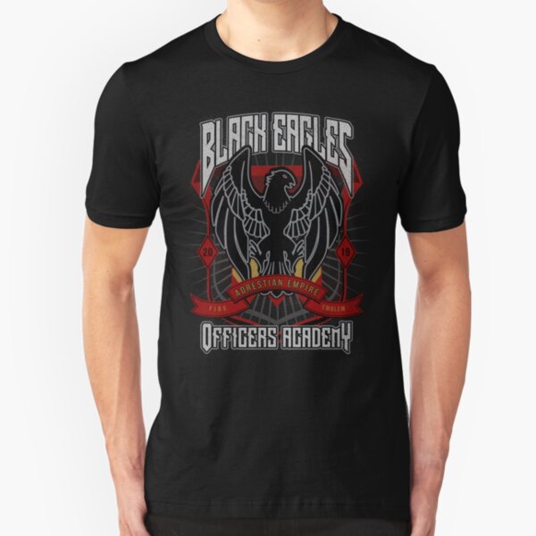 Black Eagles Crest Slim Fit T-Shirt