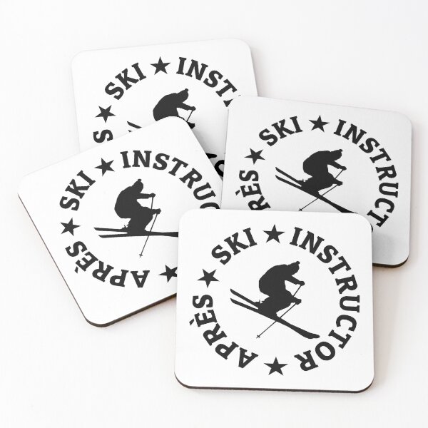Item preview, Apres Ski Instructor Seal (Black) Winter Sports Skier designed and sold by theshirtshops.