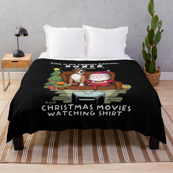 Item preview, Boxer, Cookies baking and Christmas movies Funny Gift designed and sold by TeeDoozy.