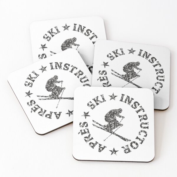 Item preview, Apres Ski Instructor Seal (Vintage Black) Winter Sports Skier designed and sold by theshirtshops.