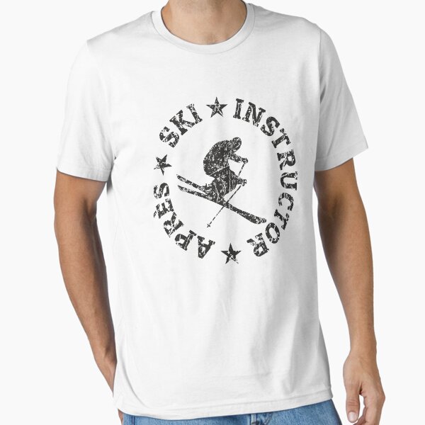 Item preview, Apres Ski Instructor Seal (Vintage Black) Winter Sports Skier designed and sold by theshirtshops.
