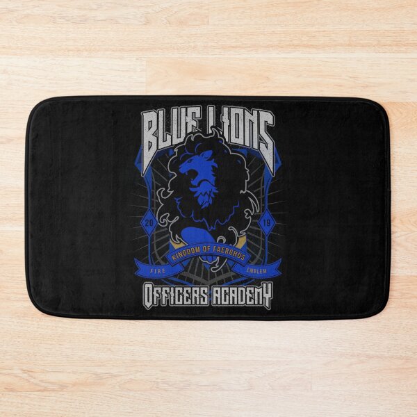 Item preview, Blue Lions Crest designed and sold by Ursula Lopez Sorribes.