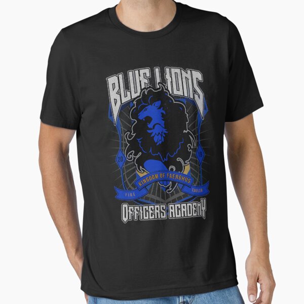 Item preview, Blue Lions Crest designed and sold by Ursula Lopez Sorribes.