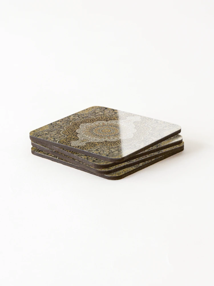 Thumbnail 4 of 5, Coasters (Set of 4), Persian Rug designed and sold by Ryan Rad.