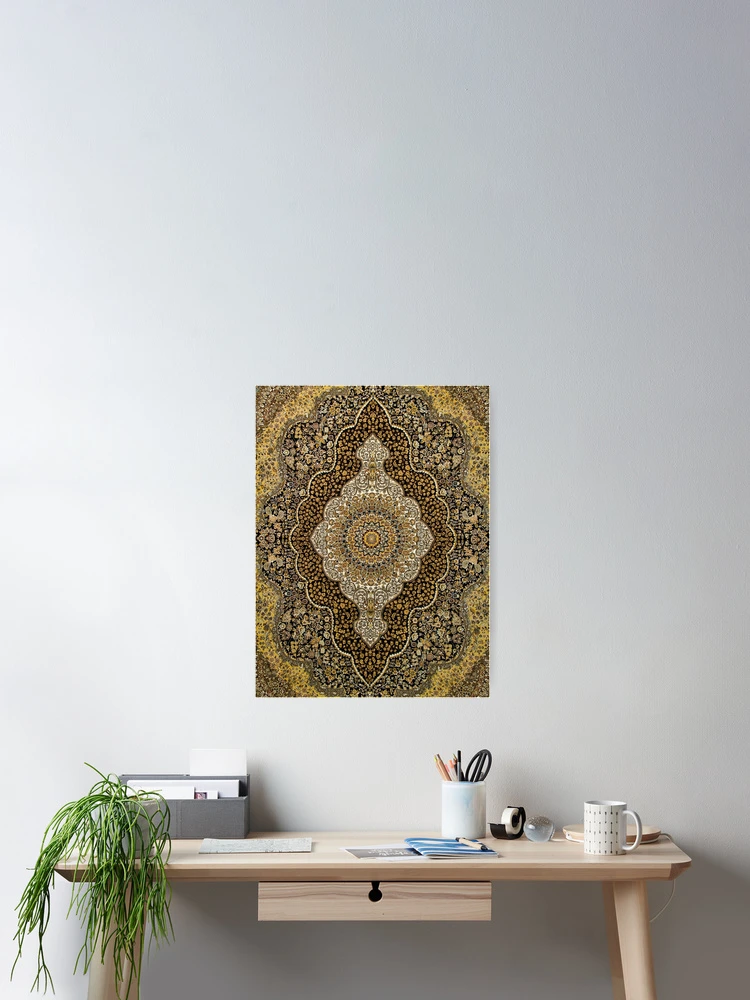 Thumbnail 2 of 3, Poster, Persian Rug designed and sold by Ryan  Rad.