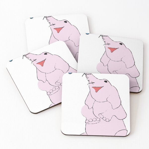 Item preview, Pink Happy Elephant designed and sold by Ohmywordartist.