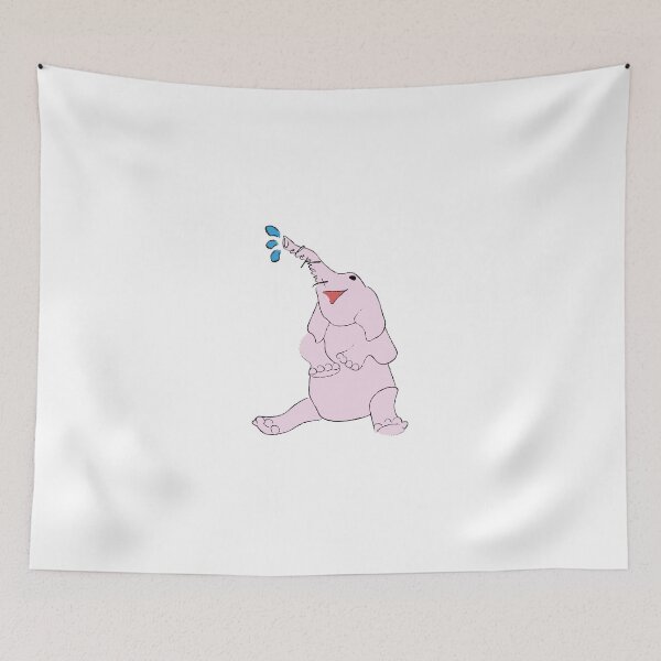 Item preview, Pink Happy Elephant designed and sold by Ohmywordartist.