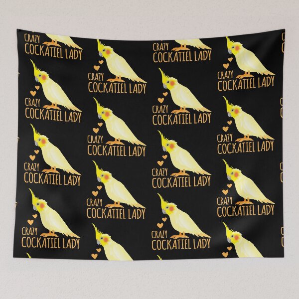Item preview, Crazy Cockatiel lady designed and sold by jazzydevil.