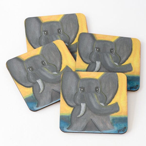 Item preview, Pensive Pachyderm designed and sold by JillPillDesign.