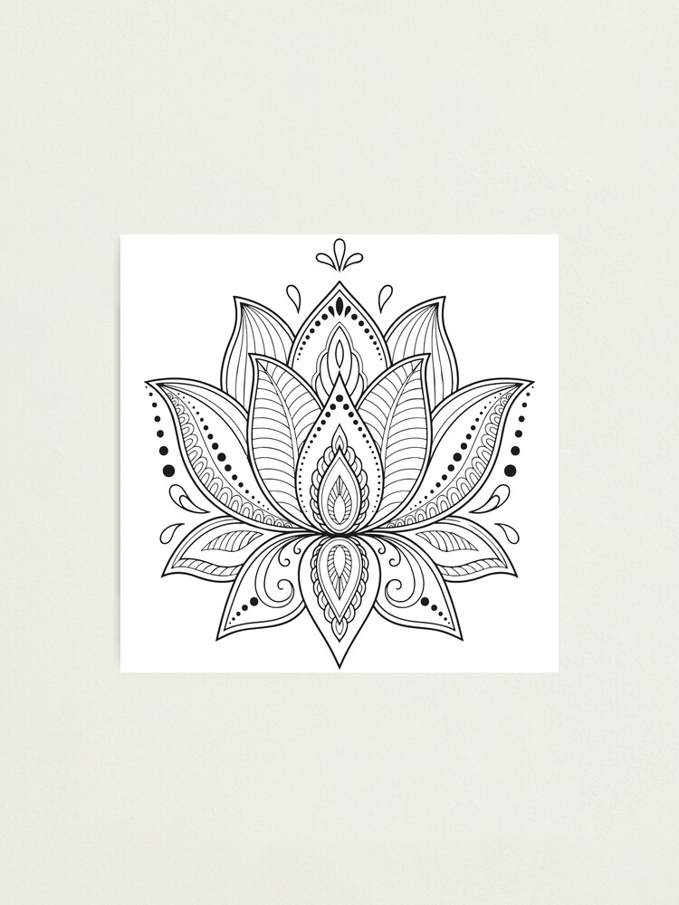 Mandala Tulip Flower Coloring Page for Relaxation and Creativity | MUSE AI