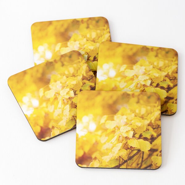 Item preview, Fall concept, close up of yellow leaves designed and sold by dariazu.