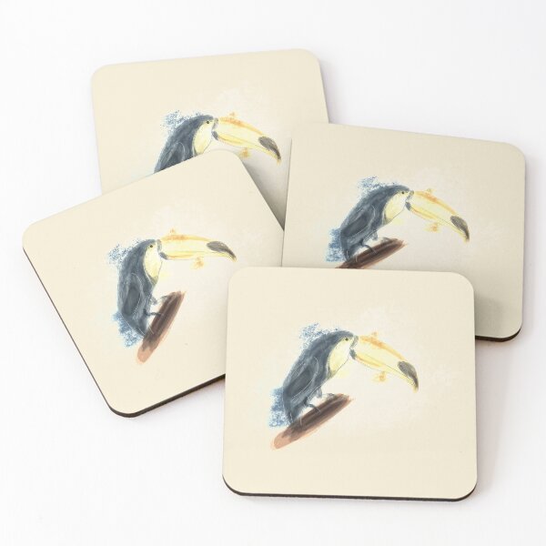 Item preview, toucan spatters designed and sold by studioMoSa.