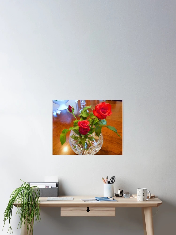 Thumbnail 2 von 3, Poster, "Red Roses, Red Roses" designt und verkauft von franticflagwave.