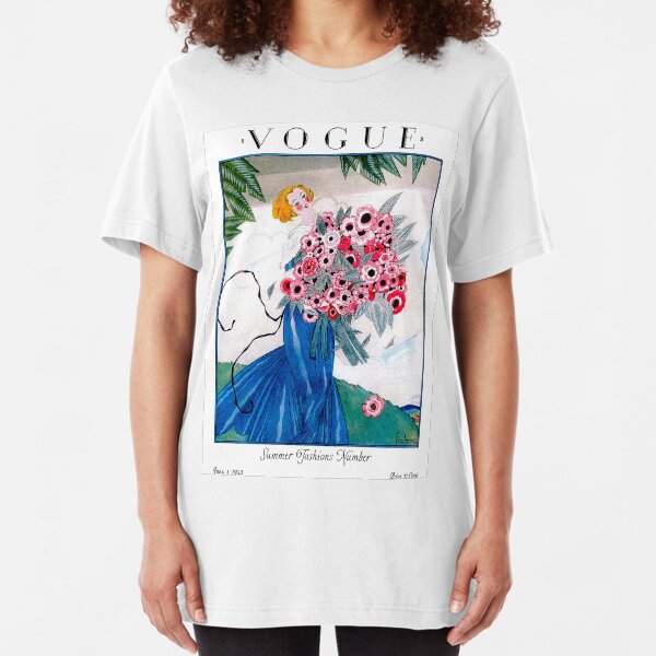 VOGUE : Vintage Spring 1923 Magazine Advertising Print Slim Fit T-Shirt