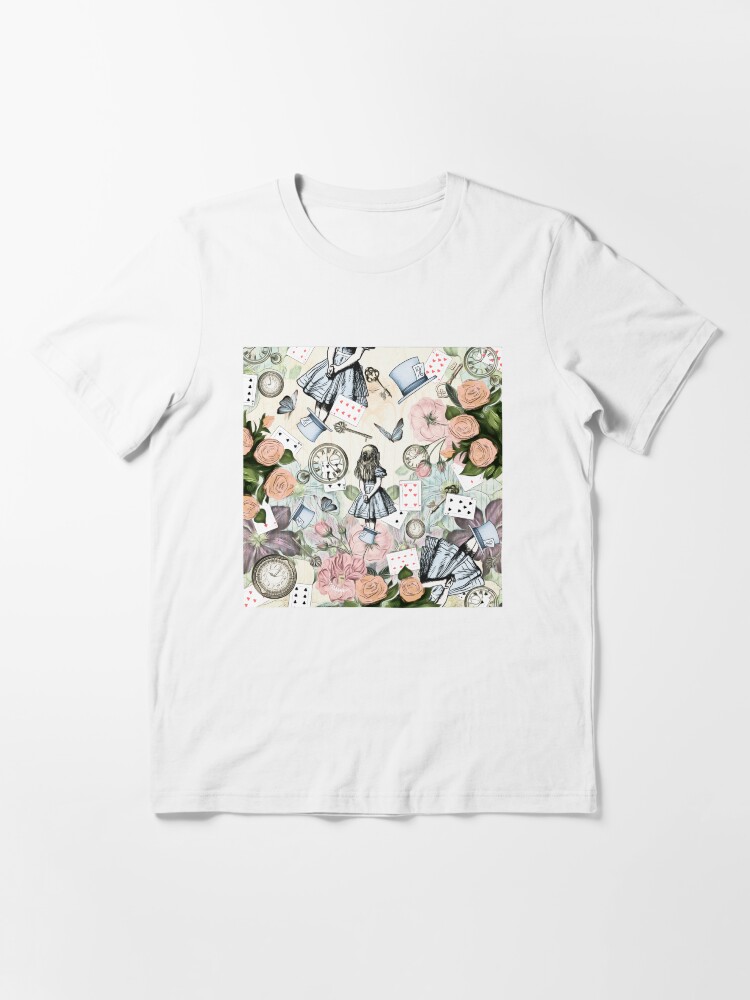 Vista alternativa de Camiseta esencial Alicia en el país de las maravillas Collage