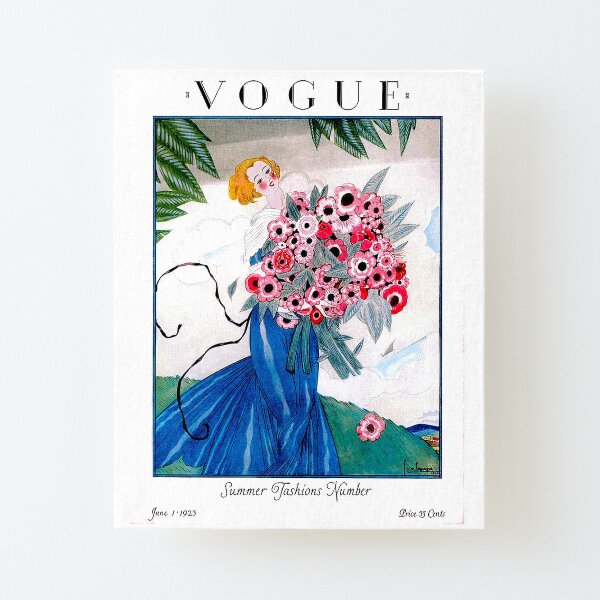 VOGUE : Vintage Spring 1923 Magazine Advertising Print Canvas Mounted Print