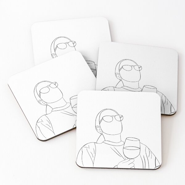 Item preview, Jenna Marbles Leisuring (Line Drawing) designed and sold by brenda-lee.