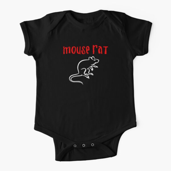 Mouse Rat Short Sleeve Baby One-Piece