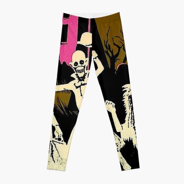 HAUNTED MANSION : Vintage Liberty Square Advertising Print Leggings