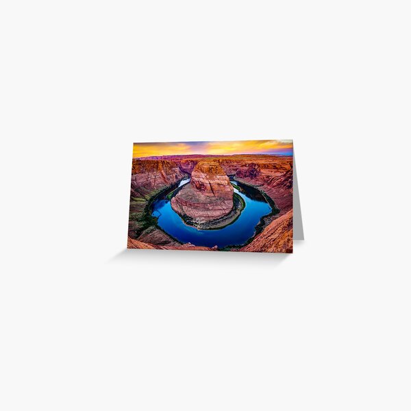 Item preview, Intense Sunrise at Horseshoe Bend - Page Arizona designed and sold by Gregory Ballos.