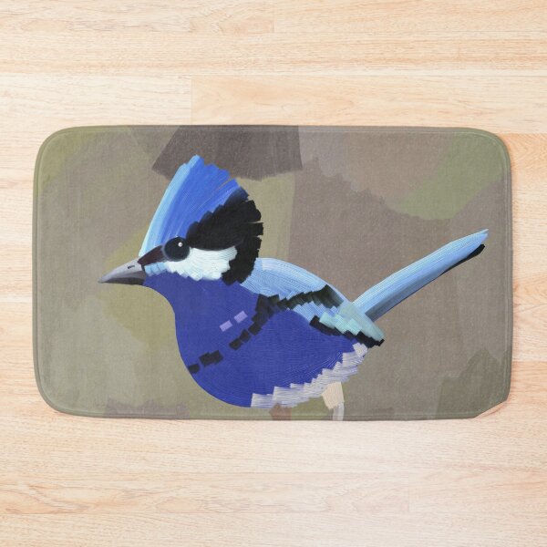 Item preview, Blue Fairy Wren Australian Bird Painting designed and sold by LD ART.