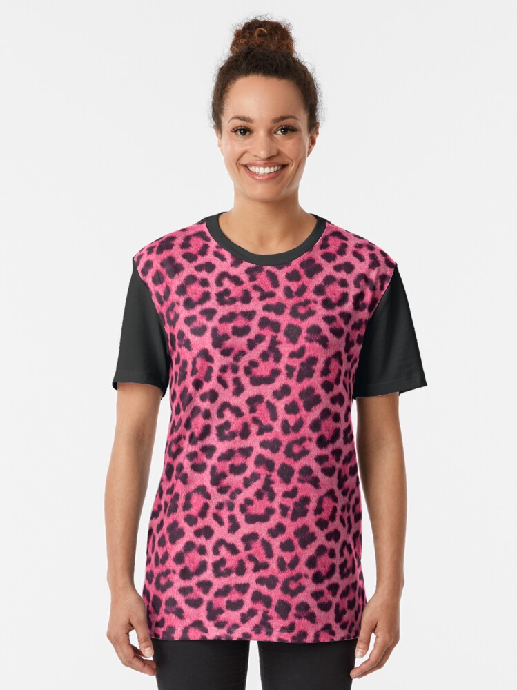 Hot pink leopard shirt Outlet