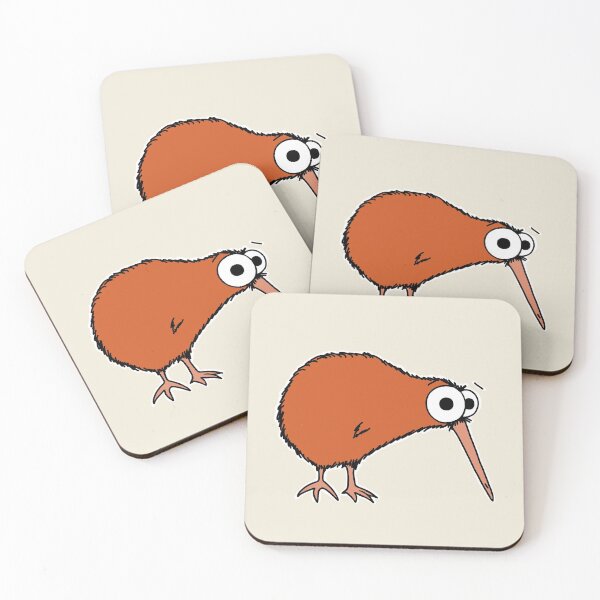 Item preview, Cutie Kiwi (clock includes Maori numbers) designed and sold by Adrienne Body.