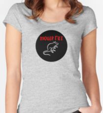 Camiseta entallada de cuello ancho Rata del ratón
