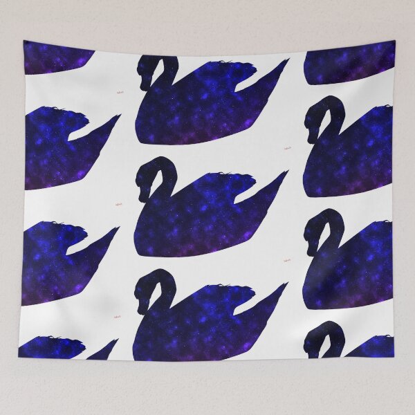 Item preview, Space Silhouette Swan designed and sold by Bloodfire09.