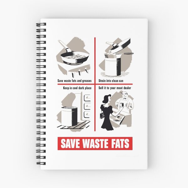 Item preview, Save Waste Fats - WWII Propaganda designed and sold by warishellstore.