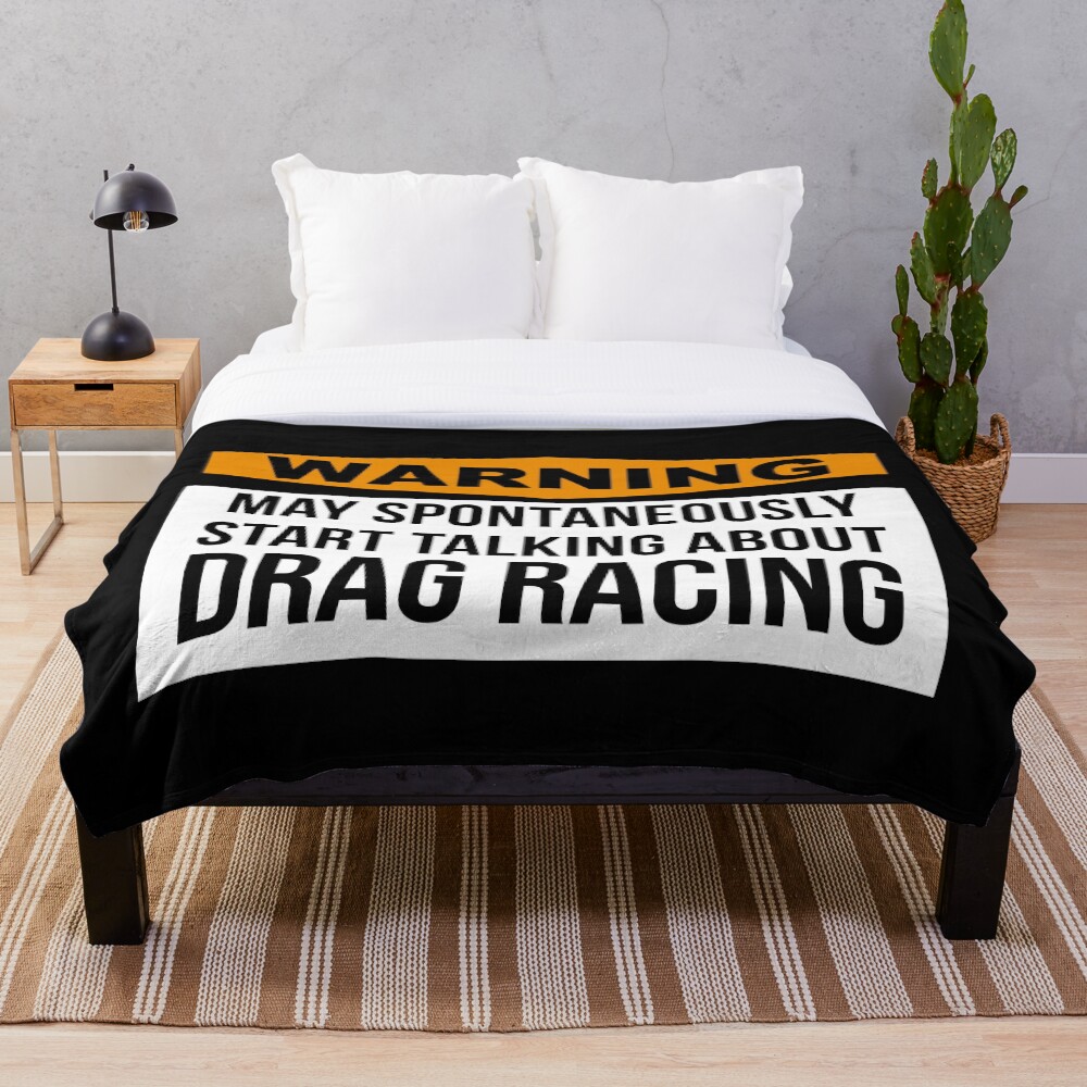 "Drag racing" Throw Blanket for Sale by silverorlead Redbubble