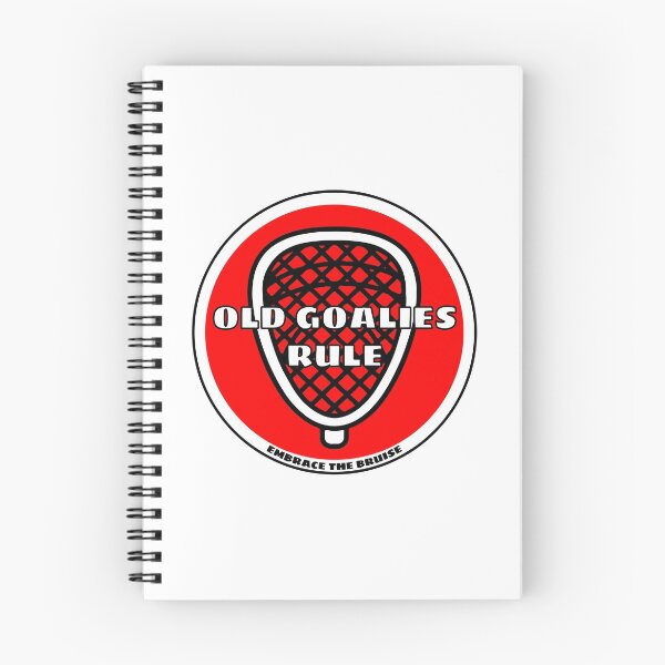 Item preview, Lacrosse Goalie - Old Goalies Rule Red designed and sold by RiplMedia.