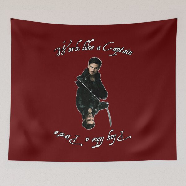 Item preview, Work like a Captain / Play like a Pirate designed and sold by KillianIsMyHome.