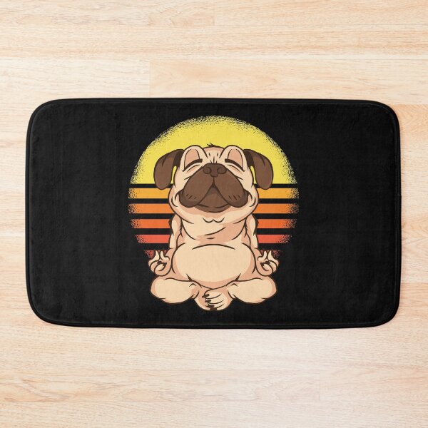 Item preview, Pug dog, meditate designed and sold by DerSenat.