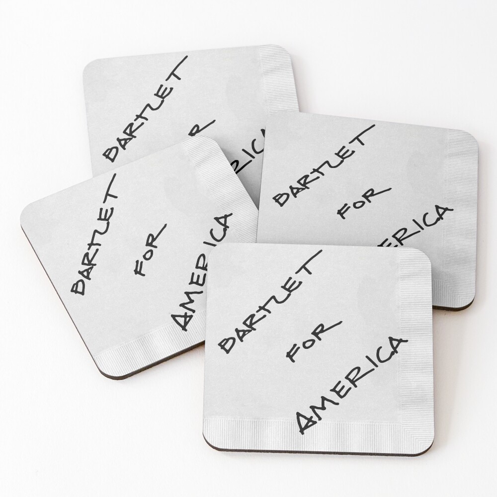 Bartlet For America Coasters (Set of 4)