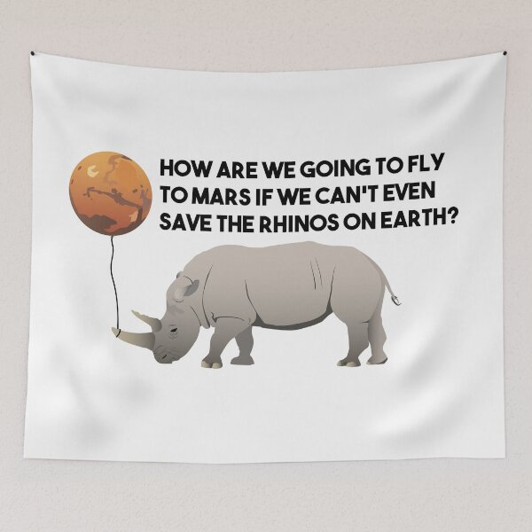 Item preview, Save the Rhinos designed and sold by NorseTech.