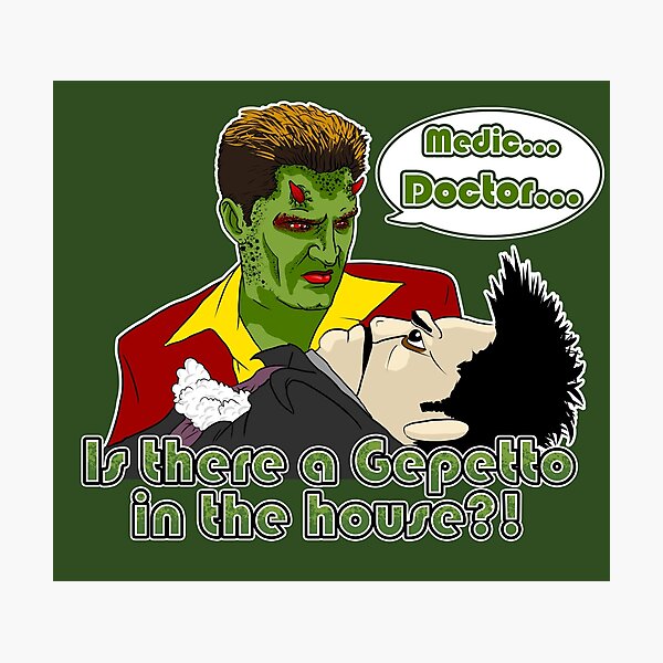 Angel - Is There a Gepetto in the House?! (Buffy) Photographic Print